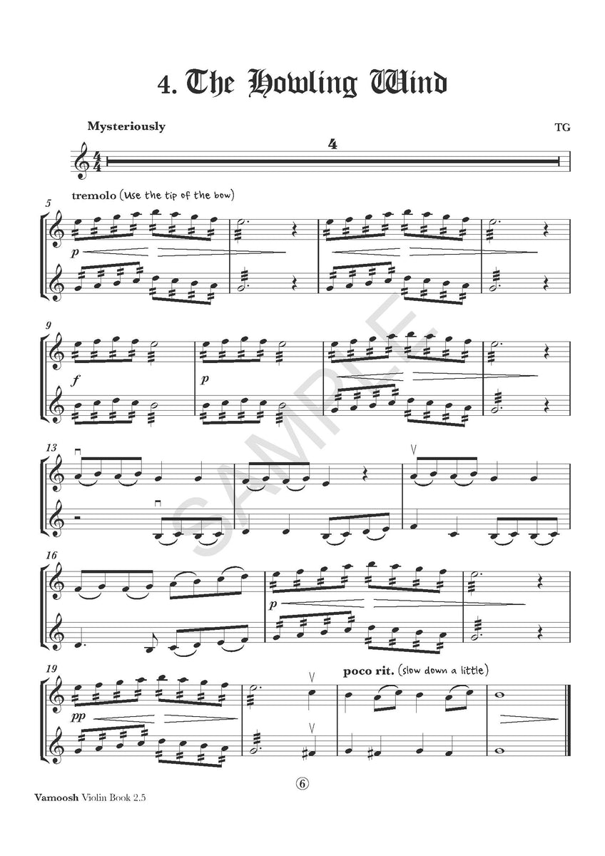 Vamoosh Violin Book 2.5 PDF Vamoosh Music