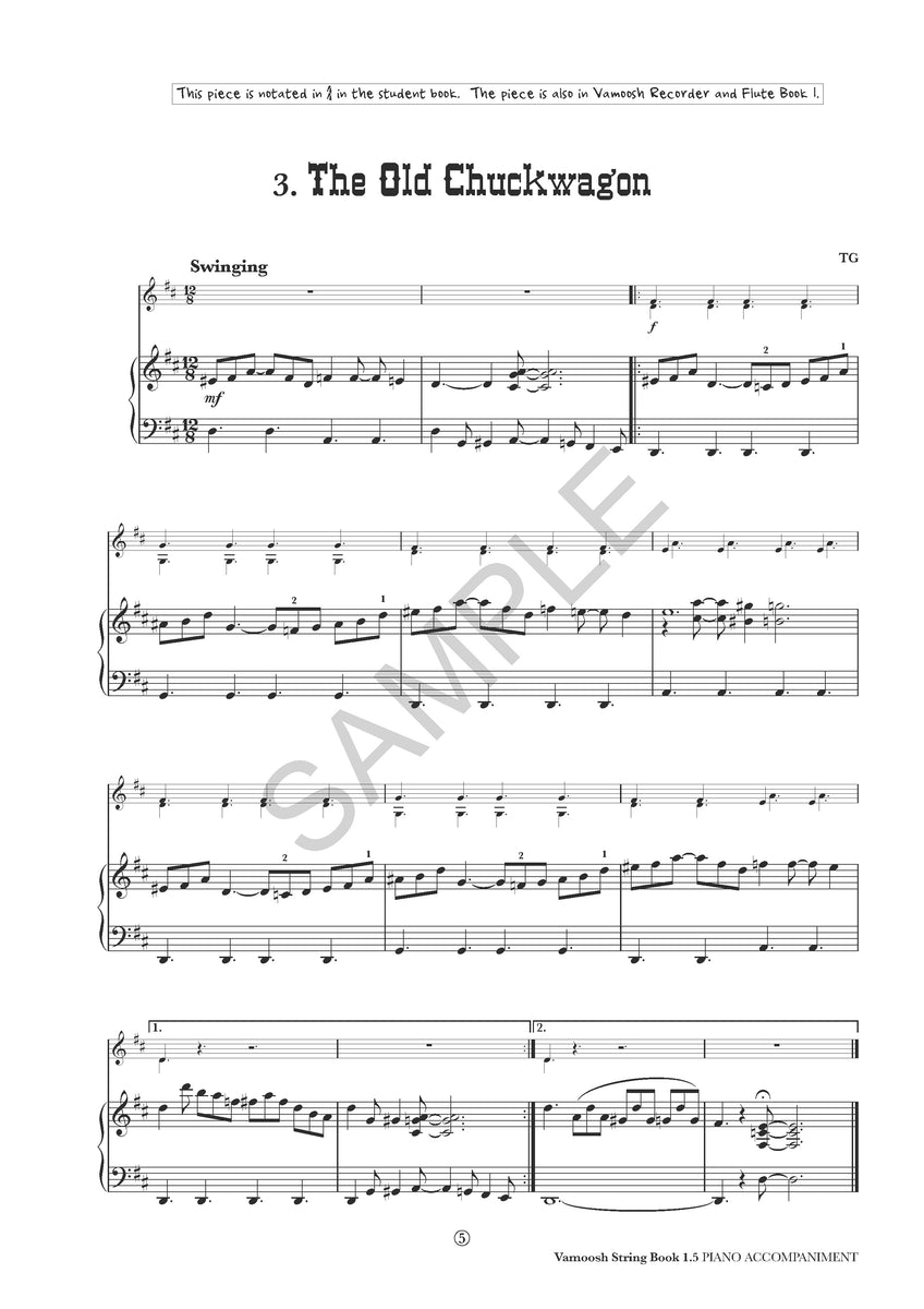 Vamoosh String Book 1.5 Piano PDF Vamoosh Music