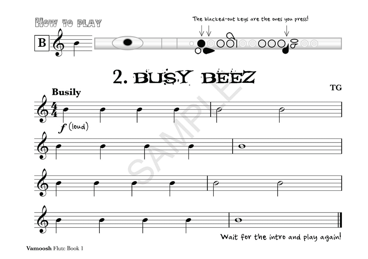 Vamoosh Flute Book 1 PDF Vamoosh Music