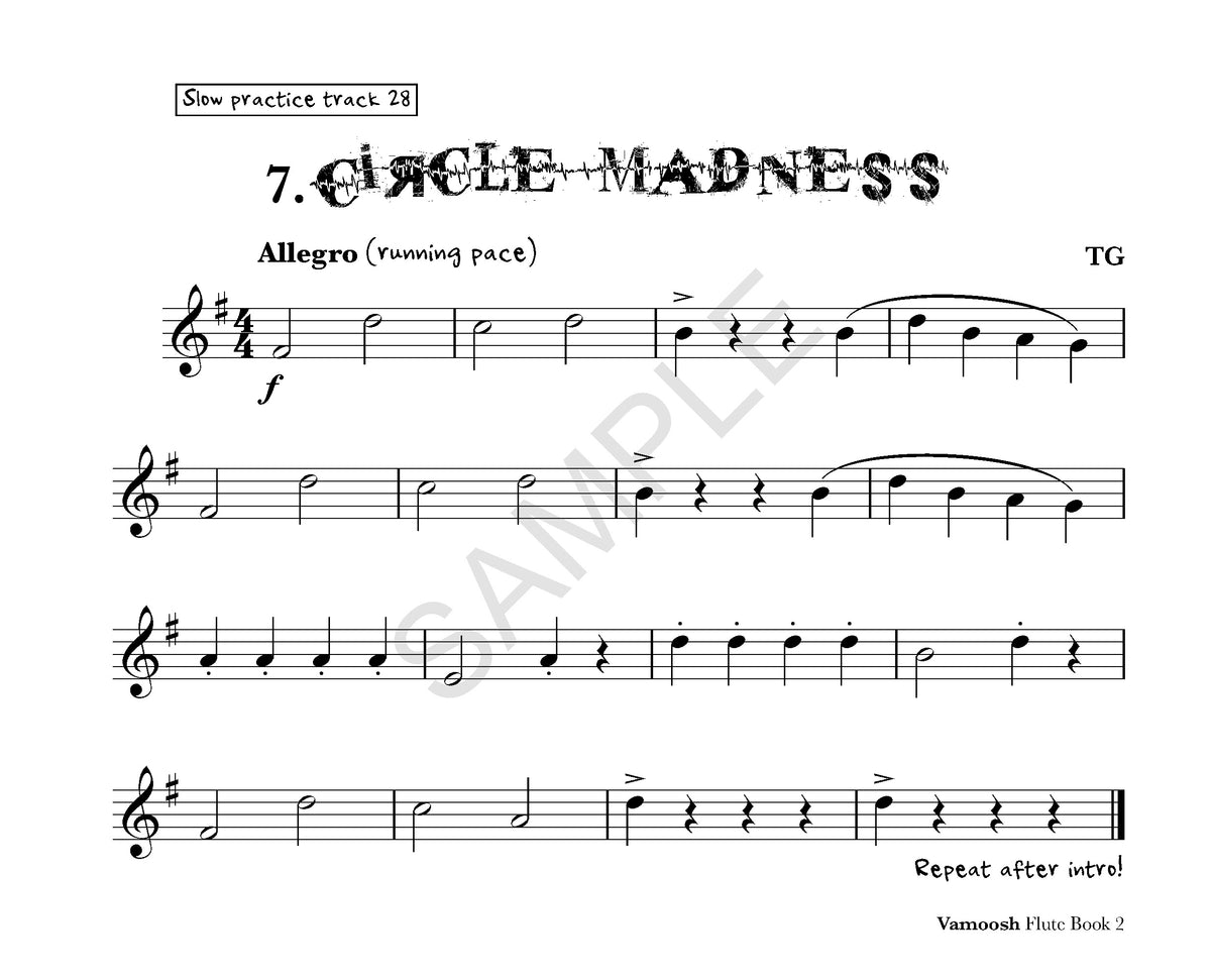 Vamoosh Flute Book 2 PDF Vamoosh Music