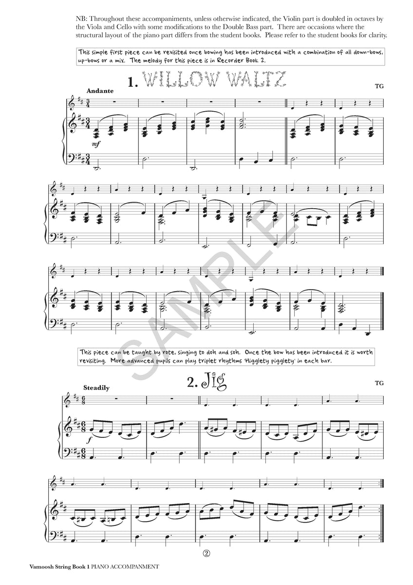 Vamoosh String Book 1 Piano PDF Vamoosh Music