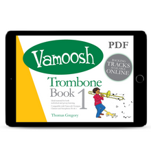 Load image into Gallery viewer, Vamoosh Trombone Book for Beginners PDF