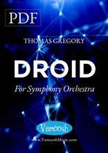 Load image into Gallery viewer, Droid for Symphony Orchestra by Thomas Gregory