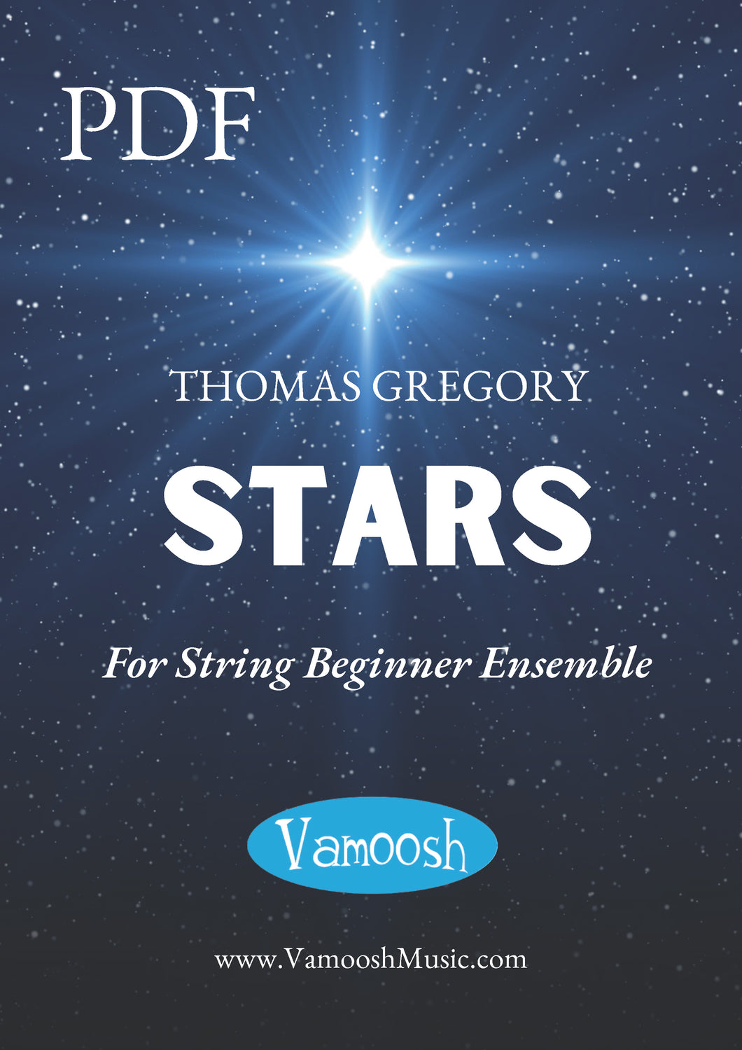 Stars for beginner string ensemble by Thomas Gregory