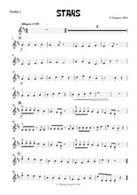 Load image into Gallery viewer, Stars for beginner string ensemble by Thomas Gregory