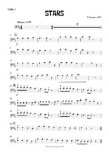 Load image into Gallery viewer, Stars for beginner string ensemble by Thomas Gregory