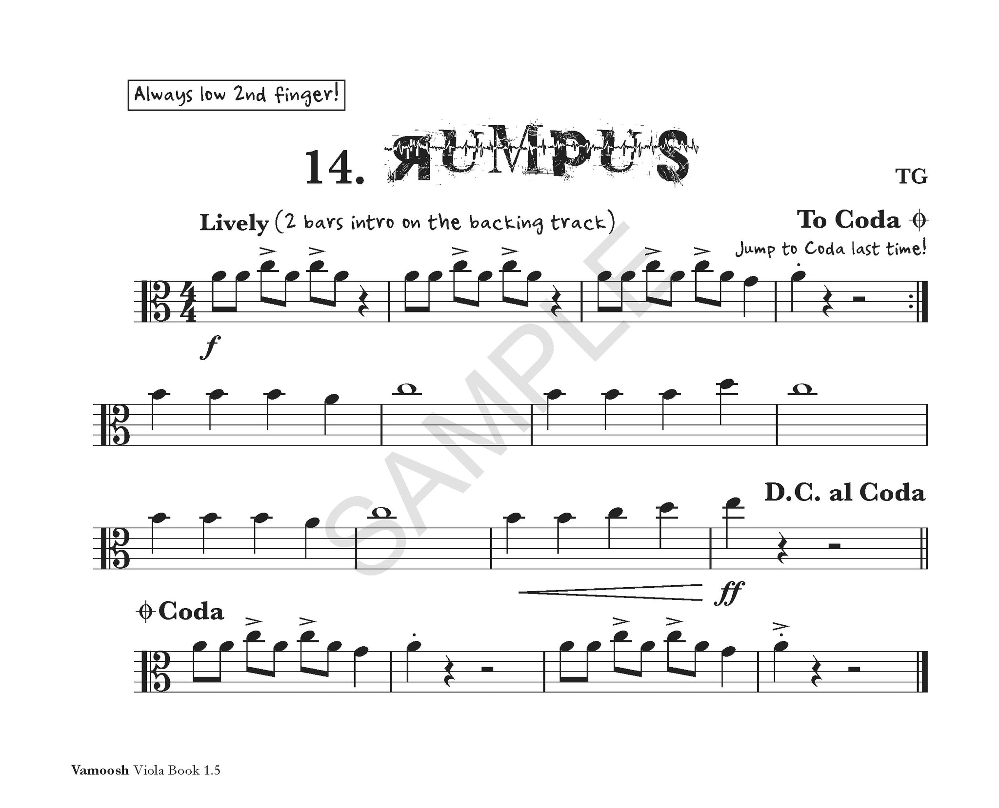 Viola Samples Vamoosh Viola Book 1.5 PDF – Vamoosh Music