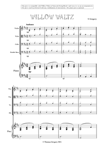 Willow Waltz for Flexible String Ensemble by Thomas Gregory