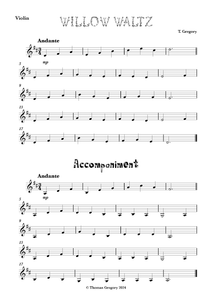 Willow Waltz for Flexible String Ensemble by Thomas Gregory