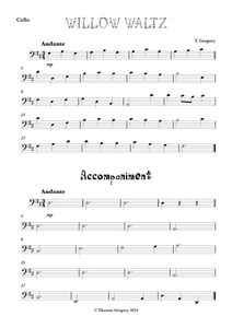 Willow Waltz for Flexible String Ensemble by Thomas Gregory