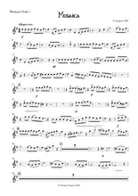 Load image into Gallery viewer, Musaica for multi-level string ensemble by Thomas Gregory