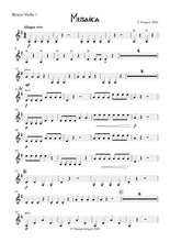 Load image into Gallery viewer, Musaica for multi-level string ensemble by Thomas Gregory
