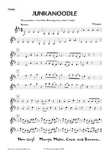 Load image into Gallery viewer, Junkanoodle for Violin by Thomas Gregory