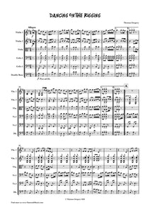 Dancing on the Rigging for String Ensemble by Thomas Gregory (PDF)