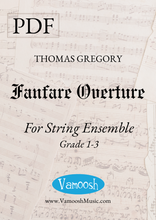 Load image into Gallery viewer, Fanfare Overture for String Ensemble by Thomas Gregory