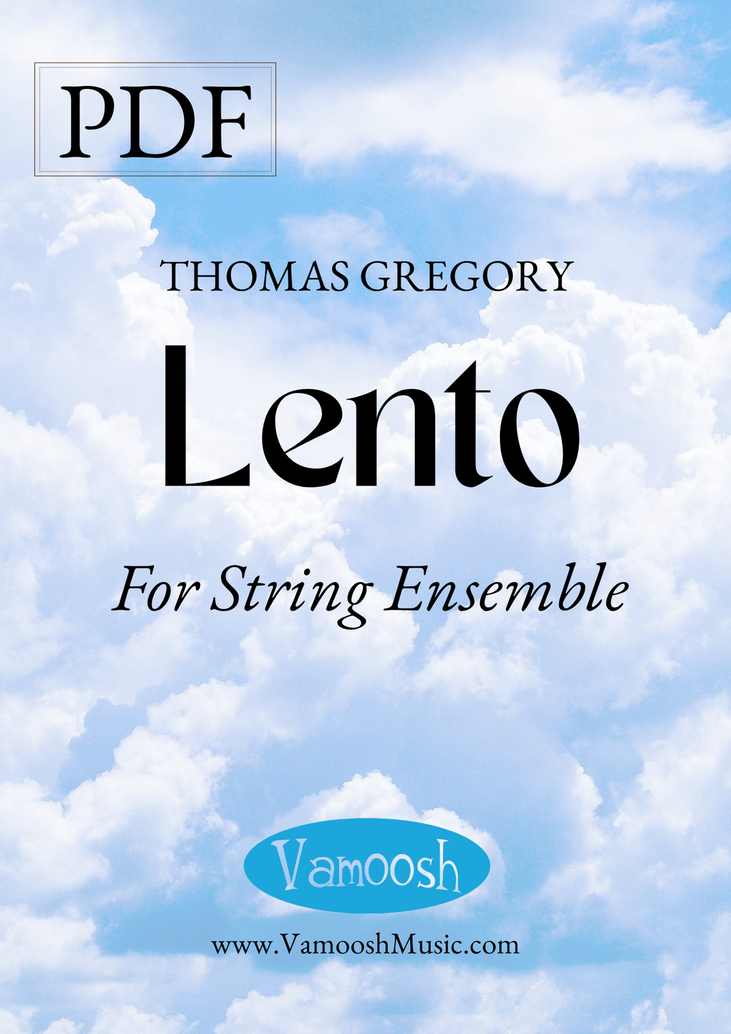 Lento for String Orchestra by Thomas Gregory