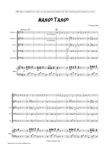 Mango Tango by Thomas Gregory for String Ensemble PDF