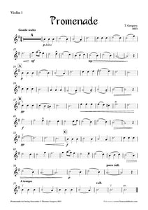Promenade for String Ensemble by Thomas Gregory