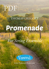 Load image into Gallery viewer, Promenade for String Ensemble by Thomas Gregory