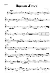 Russian Dance by Thomas Gregory for String Ensemble PDF