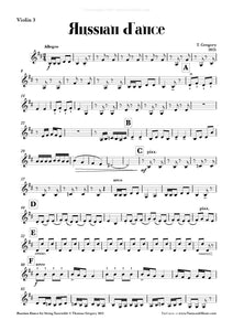 Russian Dance by Thomas Gregory for String Ensemble PDF