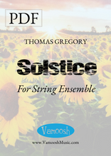 Load image into Gallery viewer, Solstice for String Orchestra by Thomas Gregory