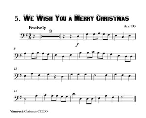 Christmas Cello Book