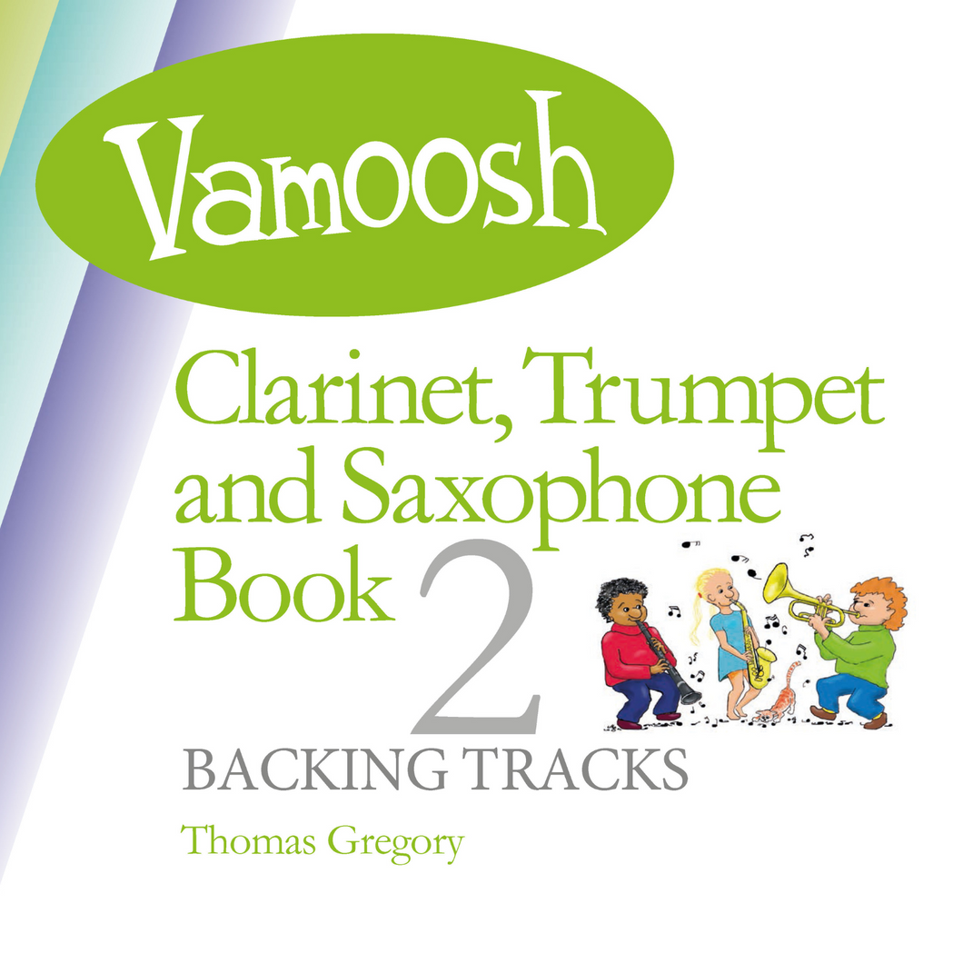 Vamoosh Clarinet Sax Trumpet Book 2 Backing Tracks