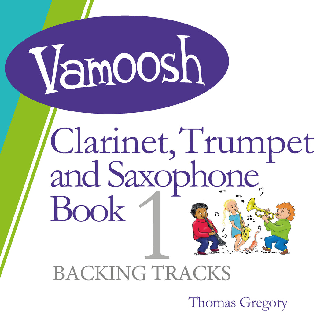 Vamoosh Clarinet, Trumpet and Sax Book 1 Backing Tracks
