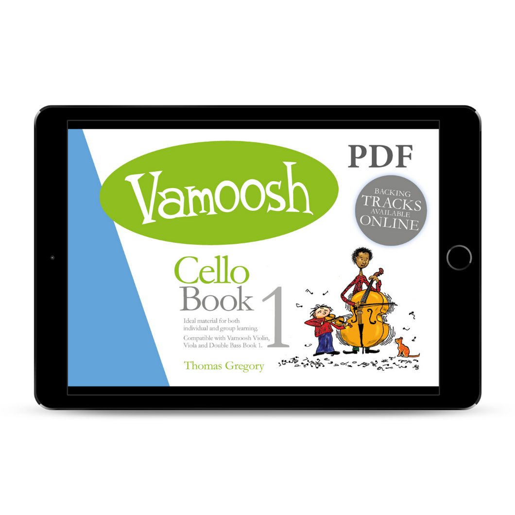 Vamoosh Cello Book 1 Easy Tutor Book