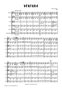 Ventura for String Ensemble by Thomas Gregory (PDF)